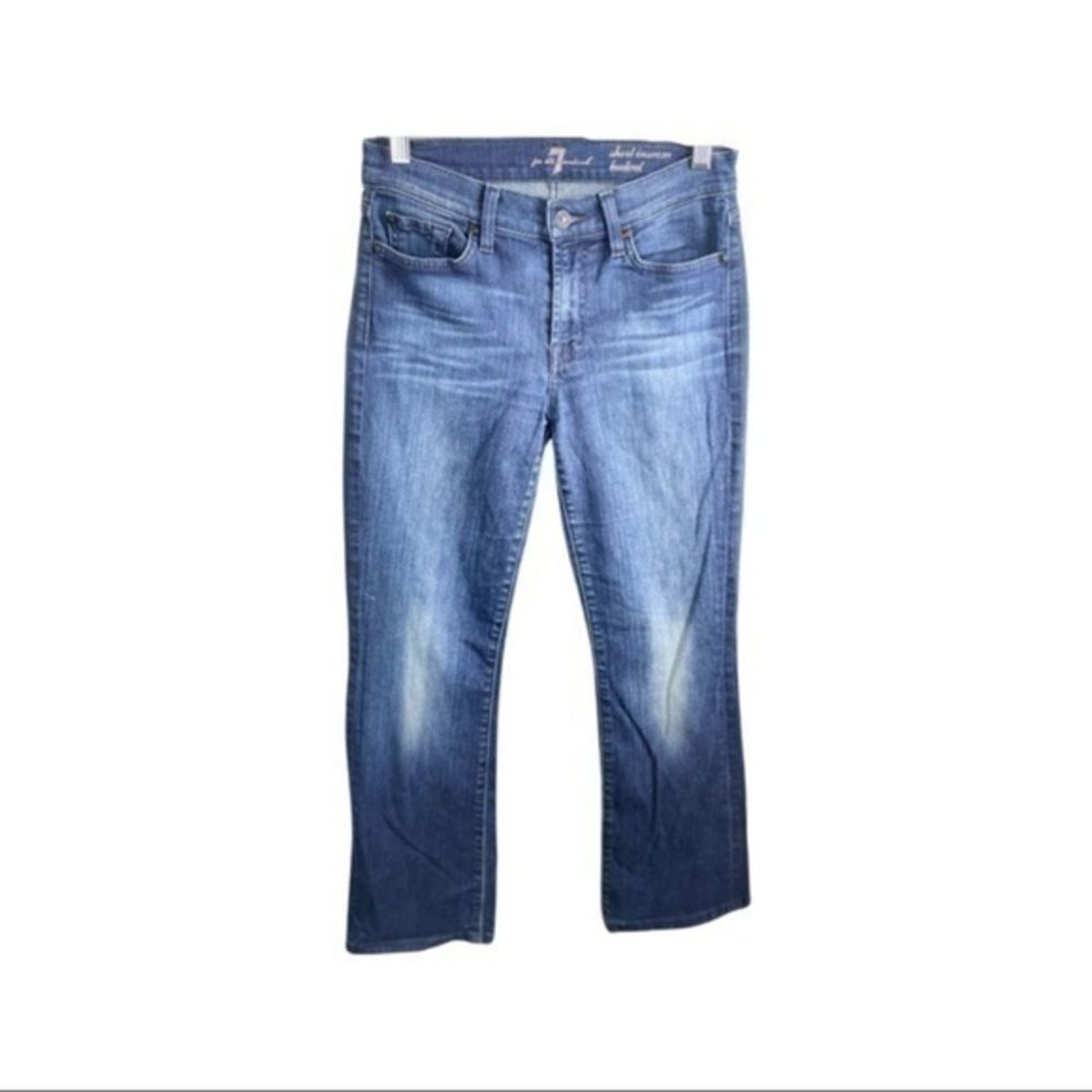 7 for all mankind short inseam jeans size 27